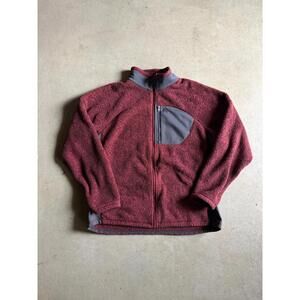 VTG Nike ACG Maroon Deep Fleece Jacket Sz XL